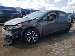 Honda salvage cars for sale: 2015 Honda Civic EX