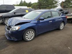 Nissan salvage cars for sale: 2016 Nissan Sentra S