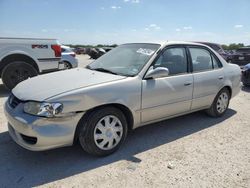 Salvage cars for sale at San Antonio, TX auction: 2001 Toyota Corolla CE