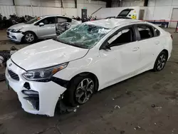 KIA salvage cars for sale: 2021 KIA Forte FE