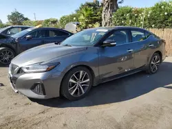 Salvage cars for sale at San Martin, CA auction: 2020 Nissan Maxima SV