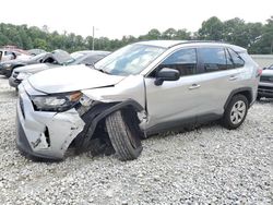 Salvage cars for sale at Ellenwood, GA auction: 2021 Toyota Rav4 LE