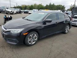 Honda salvage cars for sale: 2016 Honda Civic LX