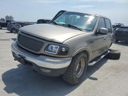 Salvage cars for sale at New Orleans, LA auction: 2002 Ford F150 Supercrew