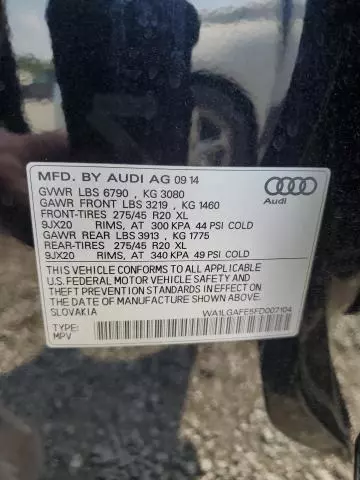 2015 Audi Q7 Premium Plus