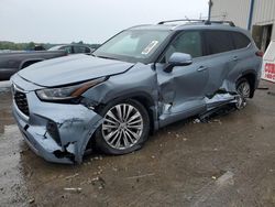 Salvage cars for sale at Memphis, TN auction: 2021 Toyota Highlander Platinum