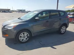 Salvage cars for sale at Grand Prairie, TX auction: 2016 Ford Escape S