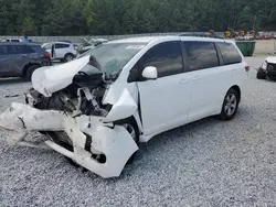 Salvage cars for sale from Copart Gainesville, GA: 2017 Toyota Sienna LE