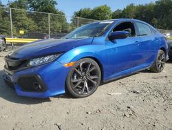 Salvage cars for sale at Waldorf, MD auction: 2018 Honda Civic Sport