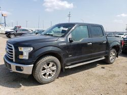 Salvage trucks for sale at Greenwood, NE auction: 2015 Ford F150 Supercrew