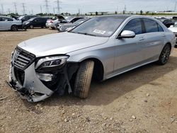 Salvage cars for sale at Elgin, IL auction: 2016 Mercedes-Benz S 550