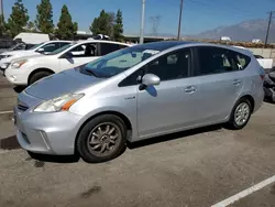 Salvage cars for sale from Copart Rancho Cucamonga, CA: 2014 Toyota Prius V