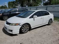 Salvage cars for sale at Riverview, FL auction: 2011 Honda Civic SI