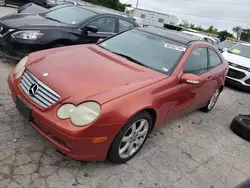 Salvage cars for sale at Bridgeton, MO auction: 2002 Mercedes-Benz C 230K Sport Coupe