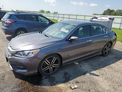 Salvage cars for sale from Copart Mcfarland, WI: 2016 Honda Accord Sport