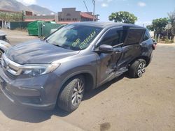 Salvage cars for sale at Kapolei, HI auction: 2021 Honda Pilot EXL