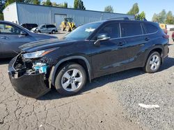 Salvage cars for sale at Portland, OR auction: 2020 Toyota Highlander L