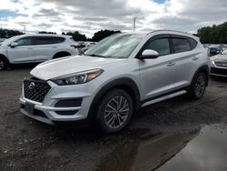 Salvage cars for sale at East Granby, CT auction: 2019 Hyundai Tucson Limited