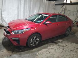 KIA Forte salvage cars for sale: 2019 KIA Forte FE