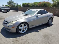 Salvage cars for sale at San Martin, CA auction: 2005 Mercedes-Benz SLK 350