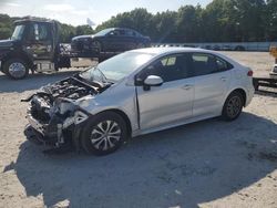 Salvage cars for sale at North Billerica, MA auction: 2022 Toyota Corolla LE