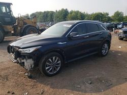 Vehiculos salvage en venta de Copart Chalfont, PA: 2020 Infiniti QX50 Pure