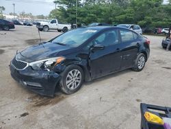 Salvage cars for sale at Lexington, KY auction: 2016 KIA Forte LX