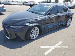 Salvage cars for sale at Rancho Cucamonga, CA auction: 2021 Lexus IS 300