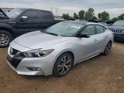 Salvage cars for sale at Elgin, IL auction: 2017 Nissan Maxima 3.5S