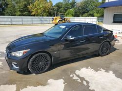 Salvage cars for sale at Savannah, GA auction: 2019 Infiniti Q50 Luxe