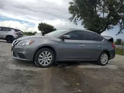 Salvage cars for sale at Orlando, FL auction: 2018 Nissan Sentra S