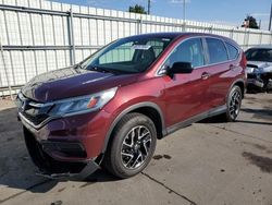 Salvage cars for sale at Littleton, CO auction: 2016 Honda CR-V SE