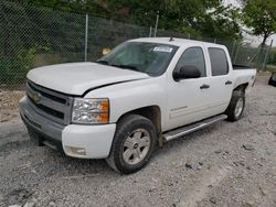 Chevrolet salvage cars for sale: 2010 Chevrolet Silverado K1500 LT