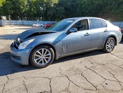 Salvage cars for sale at Austell, GA auction: 2008 Infiniti G35