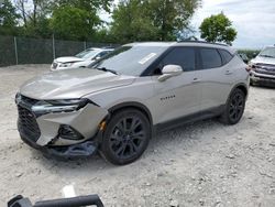 Chevrolet salvage cars for sale: 2021 Chevrolet Blazer RS