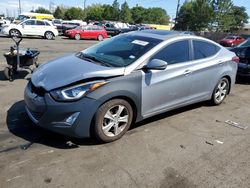 Salvage cars for sale at Denver, CO auction: 2016 Hyundai Elantra SE