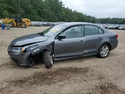 Salvage cars for sale from Copart Lyman, ME: 2015 Volkswagen Jetta TDI