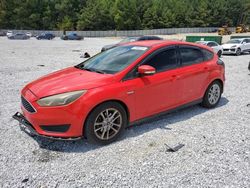 Salvage cars for sale at Gainesville, GA auction: 2016 Ford Focus SE