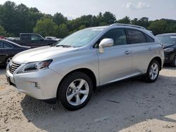 Salvage cars for sale at Mendon, MA auction: 2015 Lexus RX 350 Base