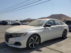 Salvage cars for sale from Copart Colton, CA: 2021 Honda Accord Sport SE