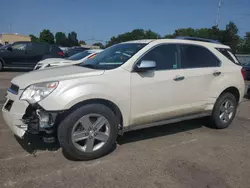 Salvage cars for sale from Copart Moraine, OH: 2014 Chevrolet Equinox LTZ