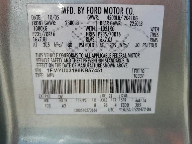 2006 Ford Escape XLT