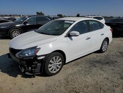 Salvage cars for sale at Antelope, CA auction: 2017 Nissan Sentra S