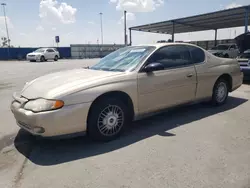 Chevrolet salvage cars for sale: 2000 Chevrolet Monte Carlo LS