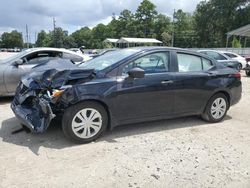 Salvage cars for sale at Savannah, GA auction: 2020 Nissan Versa S