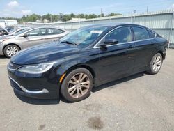 Salvage cars for sale at Pennsburg, PA auction: 2015 Chrysler 200 Limited