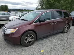 Salvage cars for sale from Copart Arlington, WA: 2011 Honda Odyssey EXL