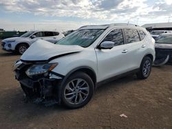 Salvage cars for sale at Brighton, CO auction: 2015 Nissan Rogue S