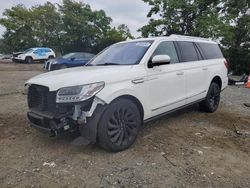 Salvage cars for sale at Baltimore, MD auction: 2020 Lincoln Navigator L Reserve