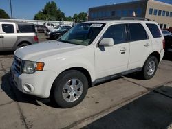 Ford Vehiculos salvage en venta: 2012 Ford Escape Limited